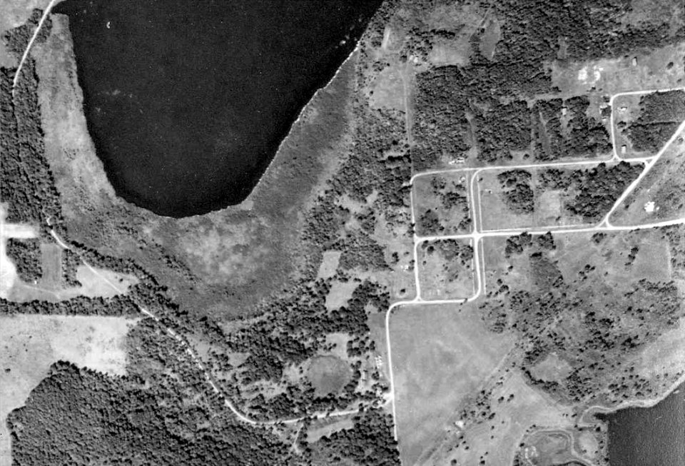 Manganese Minnesota Aerial Photo 1955