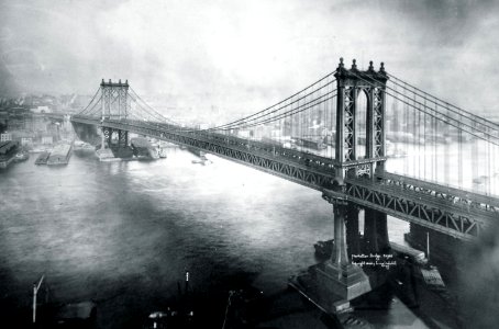 Manhattan Bridge, New York City, New York, photo by Irving Underhill, 1919 (25531719005) photo