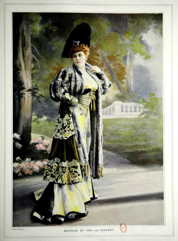 Manteau du soir par Redfern 1905