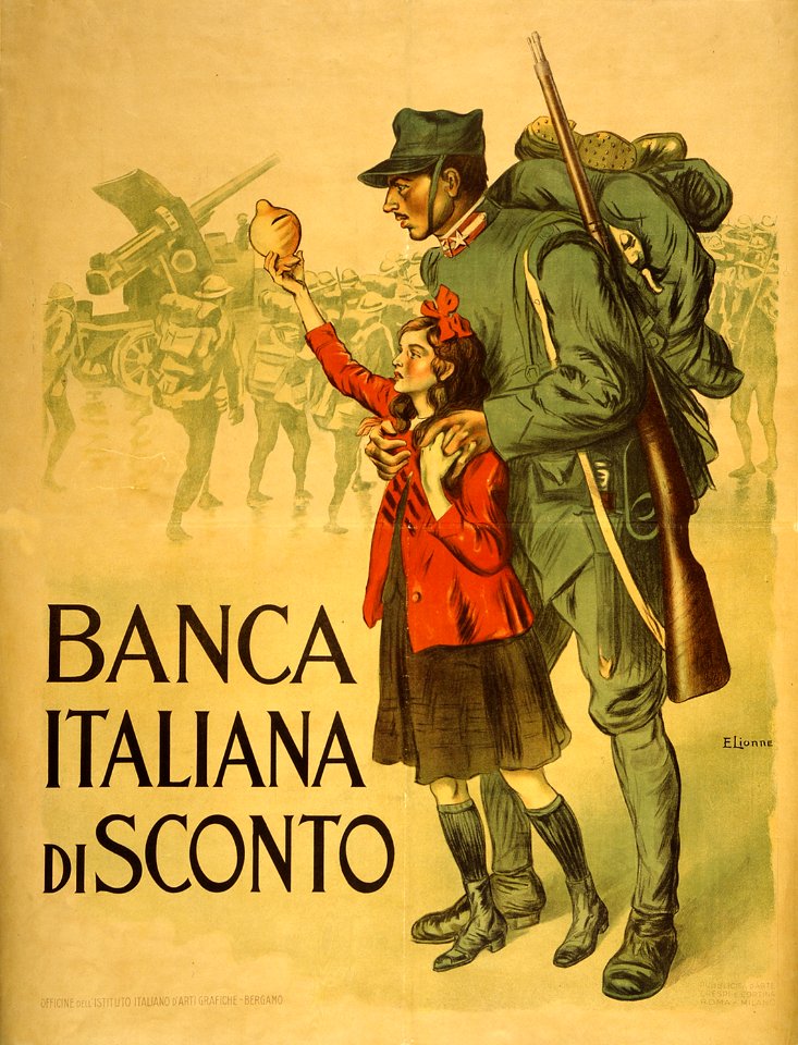 Manifesto Banca Italiana di Sconto