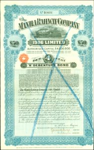Manila Railway Company 1907