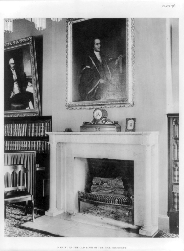 Mantel in the old room of the Vice President LCCN2007675450