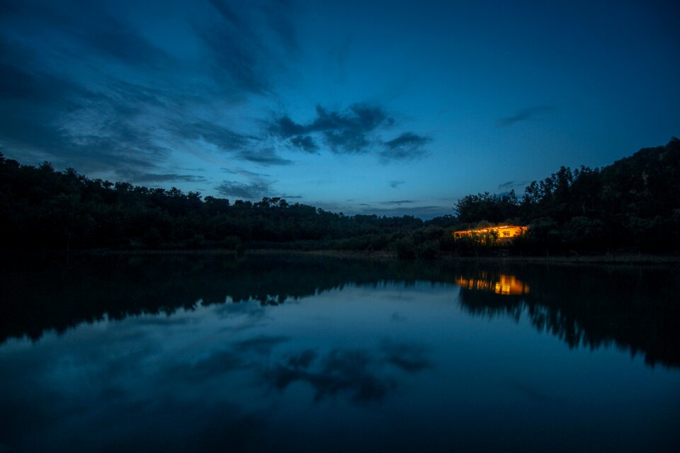 Turkey lake reflection