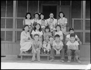 Manzanar Relocation Center, Manzanar, California. Evacuee orphans from an institution in San Fransi . . . - NARA - 538187