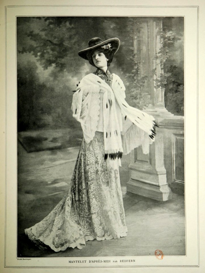 Mantelet d'après-midi par Redfern 1903