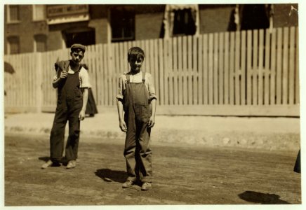 Manuel Joson (i.e., Jason), on left of picture, 58 First Street, Ward 5. 18 years old. Mann Jacintho in centre of picture, 1 South Front Street, 15 years old. Witness - R.K. Conant. LOC nclc.02221
