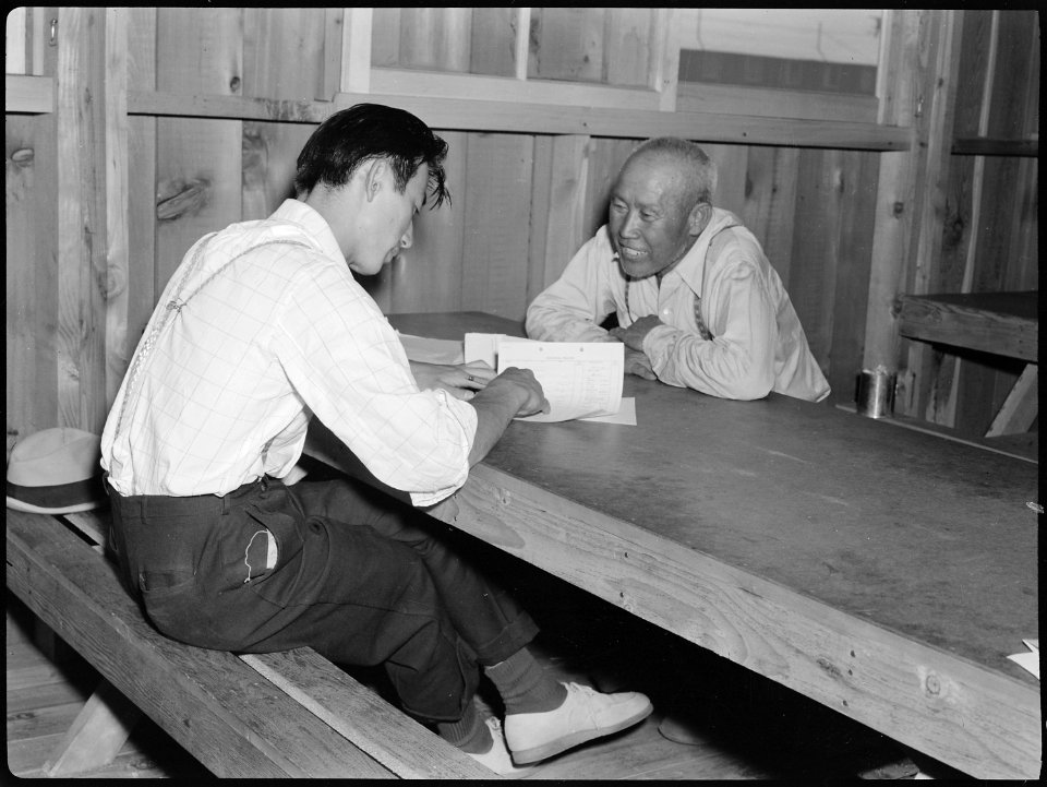 Manzanar Relocation Center, Manzanar, California. A complete record, by personal interview, is bein . . . - NARA - 538164