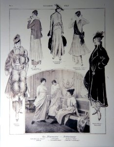 Mannequins, Probierdamen. In 'Elegante Welt' Nr. 1, 1915 photo