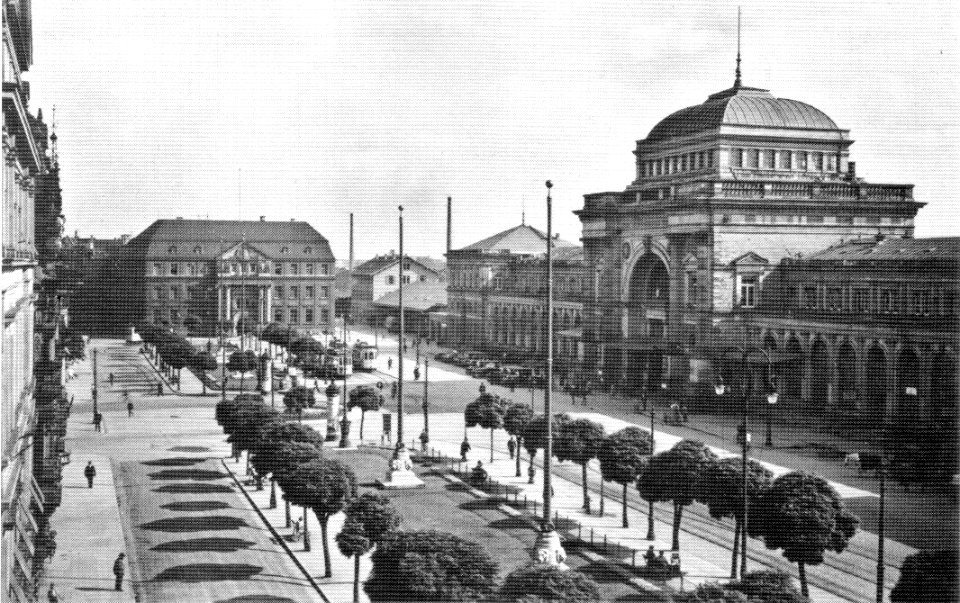 Mannheim Bahnhofsplatz 1925