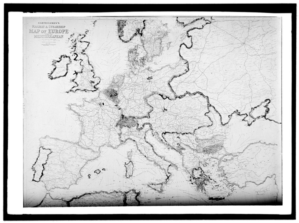 MAP OF EUROPE LOC hec.04605