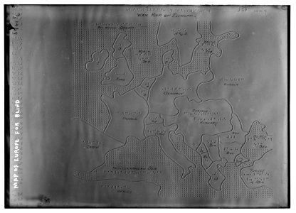 Map of Europe, for blind LCCN2014698945
