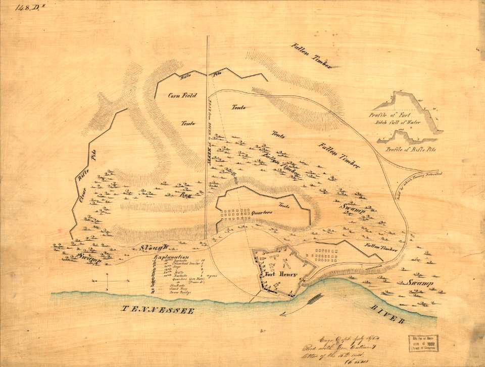 Map of Fort Henry