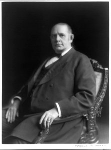Marcus Alonzo Hanna, 1837-1904, half-length portrait, seated, facing left LCCN2006677358