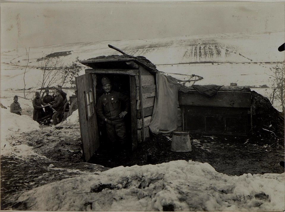 Mannschaftsunterstand. PANASOWKA, 22.I.1916. (BildID 15454174)