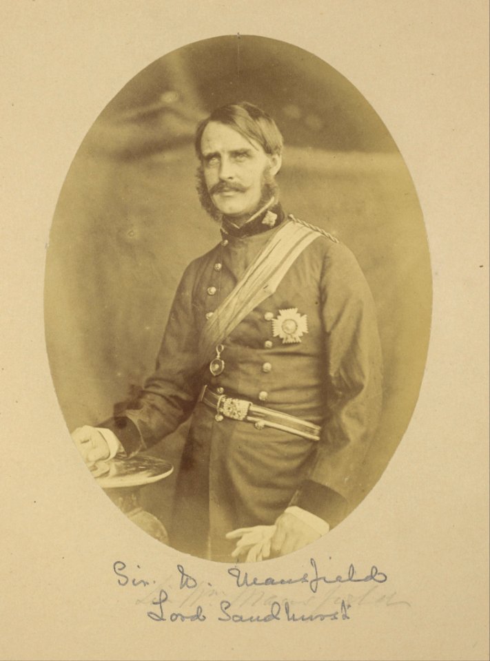 Felice Beato (British, born Italy - (Portrait of Sir Major-General William Rose Mansfield, 1st Baron Sandhurst) - Google Art Project
