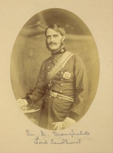 Felice Beato (British, born Italy - (Portrait of Sir Major-General William Rose Mansfield, 1st Baron Sandhurst) - Google Art Project