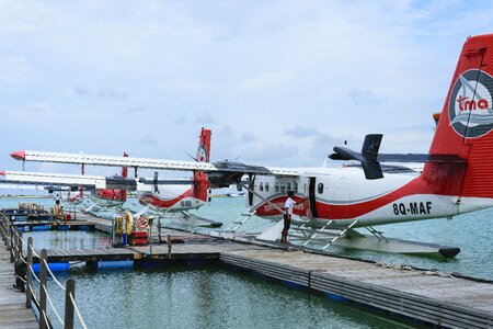 Maldives flight taxi transport photo