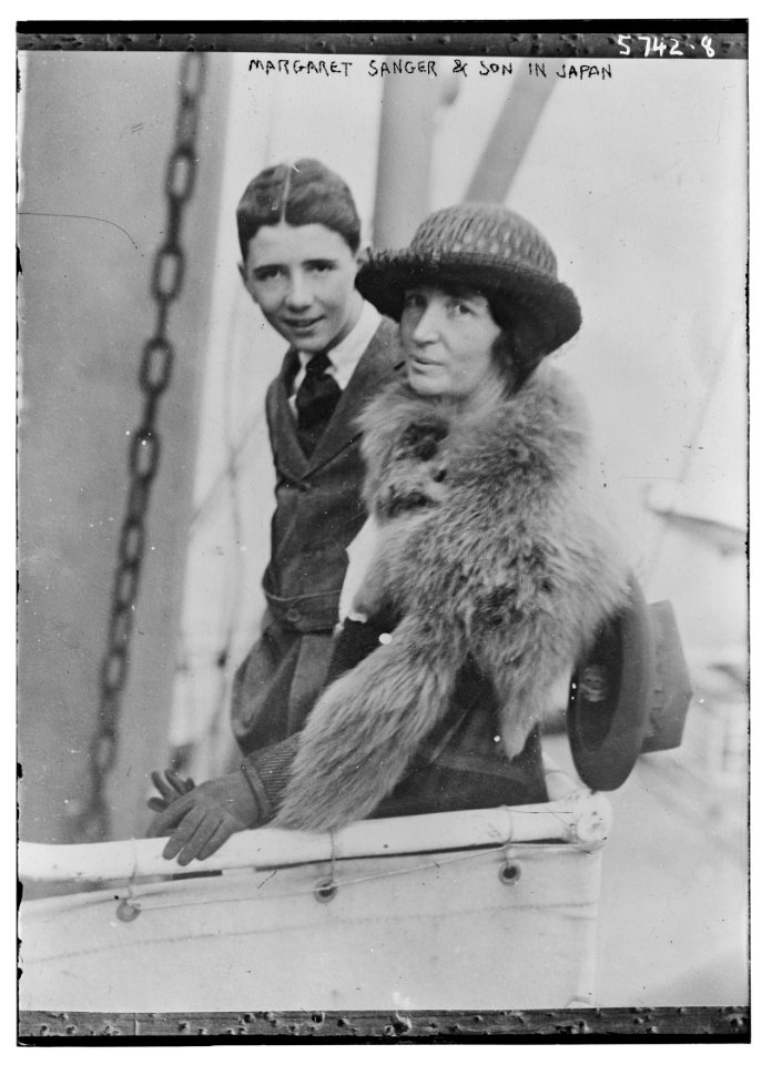 Margaret Sanger & son in Japan LCCN2014714484