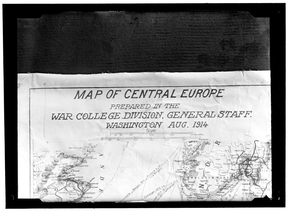 MAP OF CENTRAL EUROPE LOC hec.06978