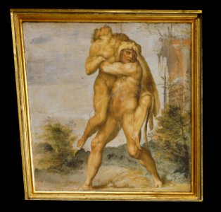 Marco Marchetti from Faenza - Hercules suffocates Antaeus - Google Art Project