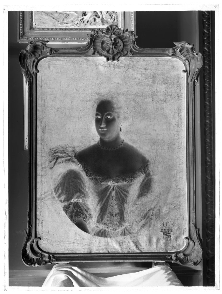 Margareta Juliana Wrangel målad 1660-1700 - Skoklosters slott - 34512-negative