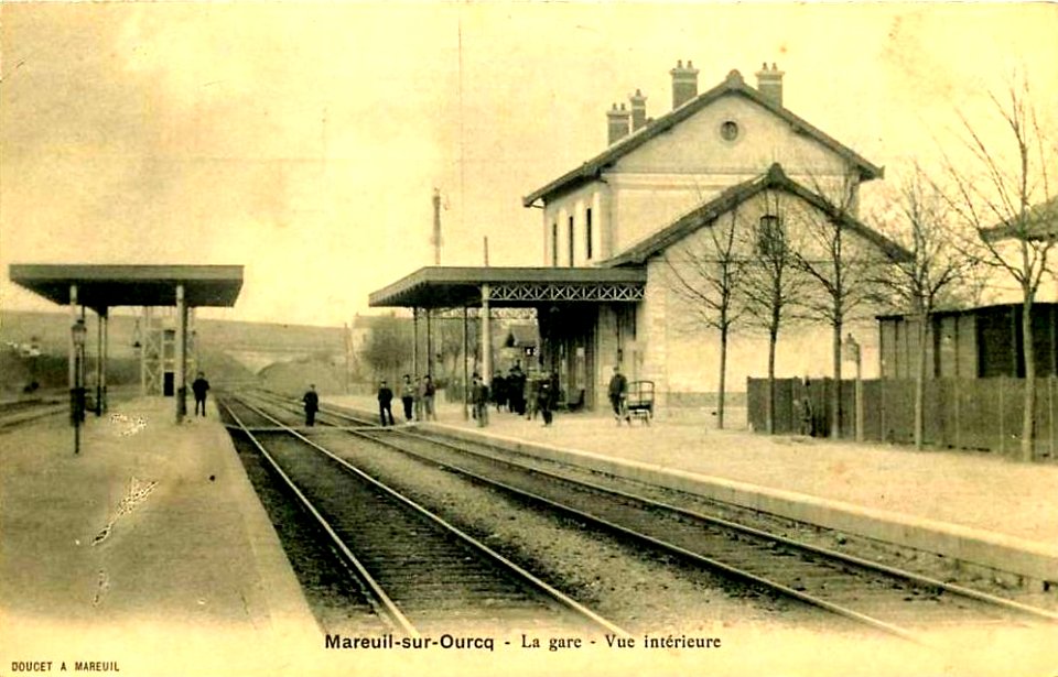 Mareuil-sur-Ourcq (60), la gare (1)