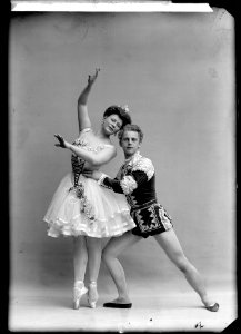 Maria Karlsson and Oscar Tropp in Judinnan at Kungliga Operan 1906 - SMV - NK045
