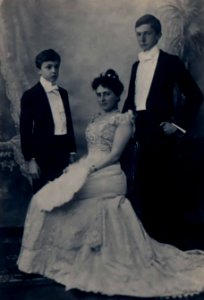 Maria Josepha with her sons photo