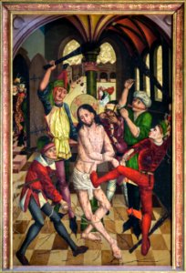 Maria Laach Kirche Flügelaltar Geißelung 02