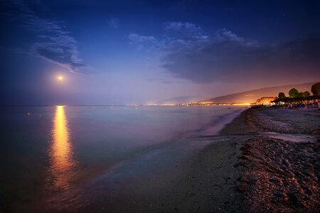 Outdoor dark scene