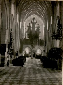 Maria Saal, Pfarrkirche, Blick zum Orgelempor. (BildID 15509795)