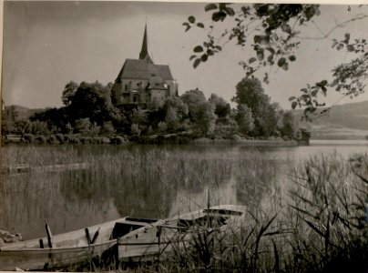 Maria Wörth am See, von Süden. (BildID 15510327)