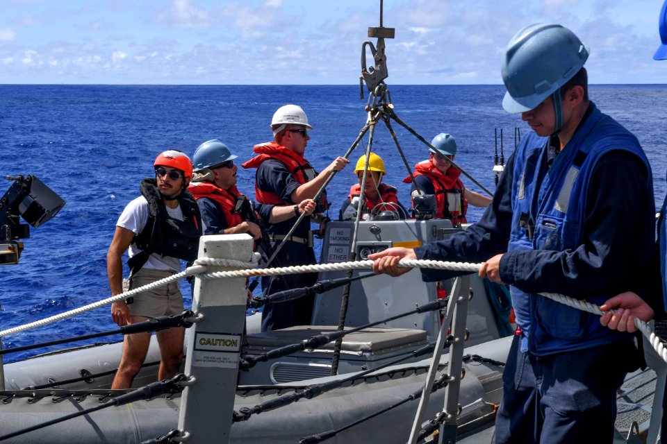 Marianas Trench Swim Call aboard USS Wayne E. Meyer (DDG 108) 170213-N-RM689-035