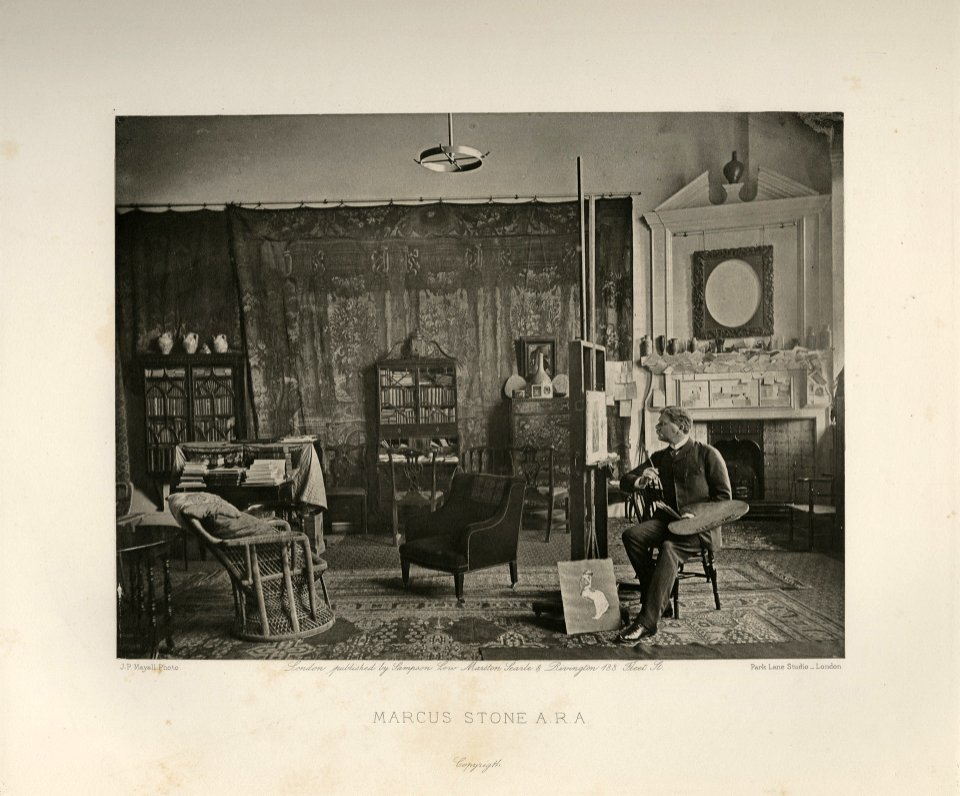 Marcus Stone by J. P. Mayall