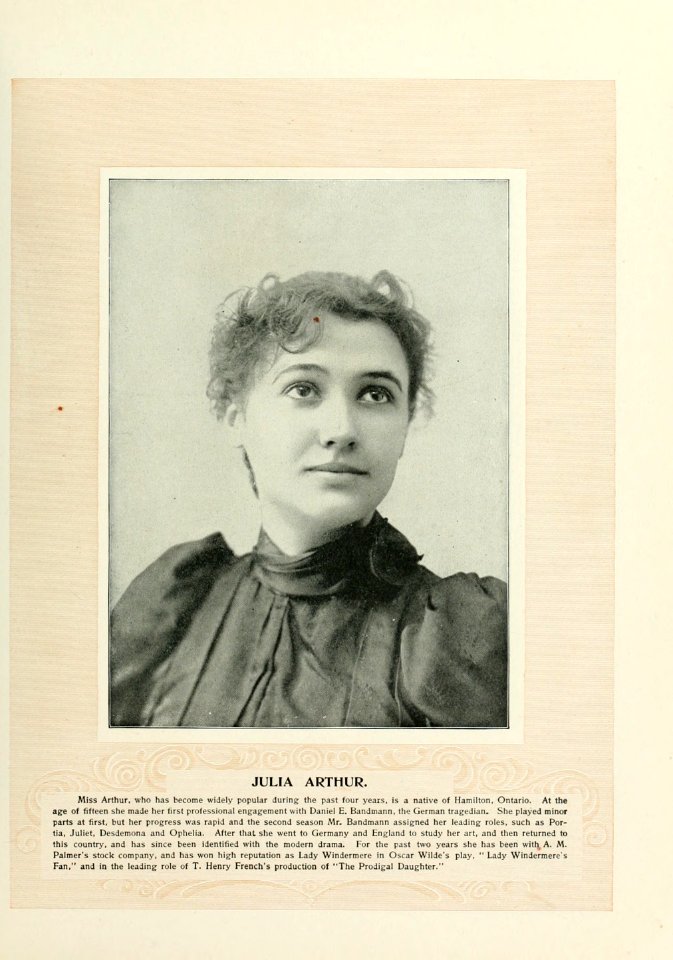 Marie Burroughs Art Portfolio 076 - Julia Arthur