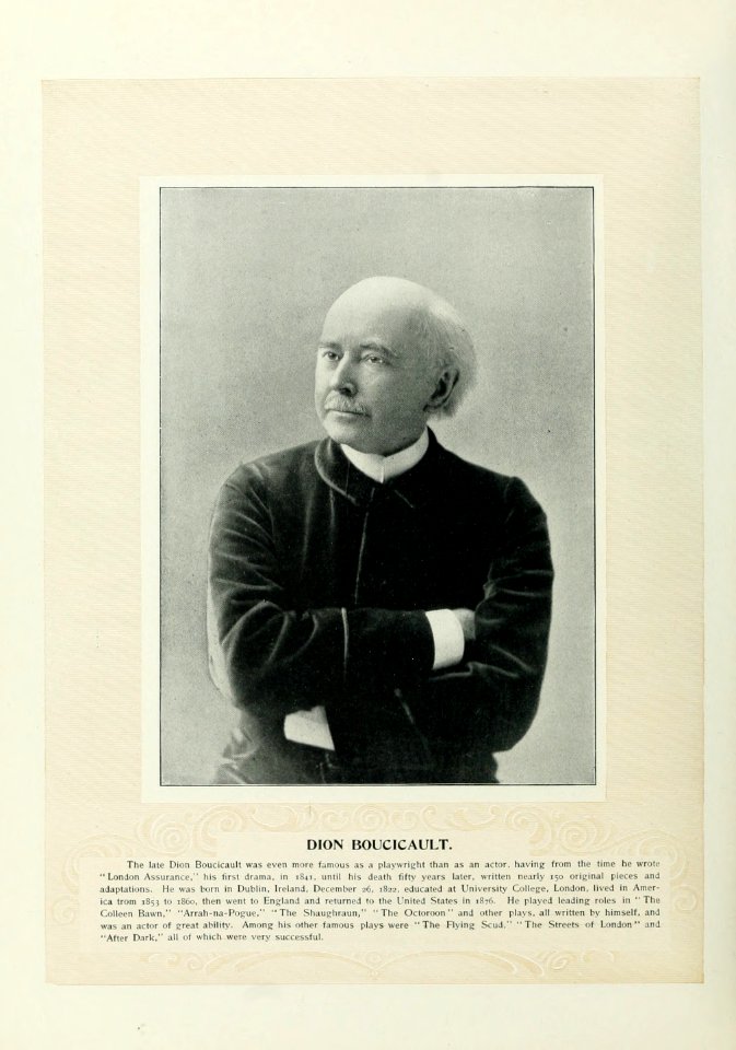 Marie Burroughs Art Portfolio 145 - Dion Boucicault