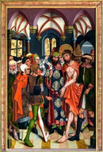 Maria Laach Kirche Flügelaltar Verspottung 02