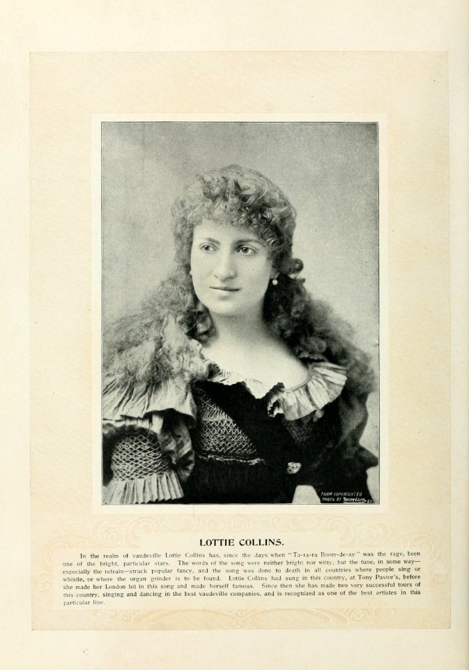 Marie Burroughs Art Portfolio 181 - Lottie Collins