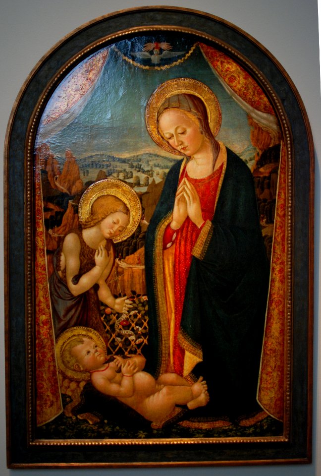 Maria med Jesusbarnet och Johannes Döparen