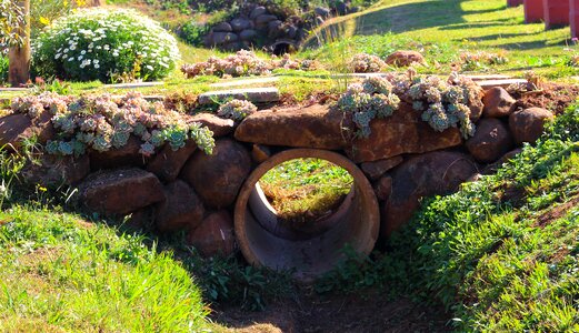 Bridge cobble stones