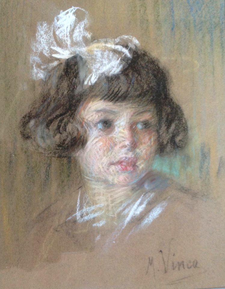 Maria Vinca, Ritratto a pastello della nipote Teresa (Resi)