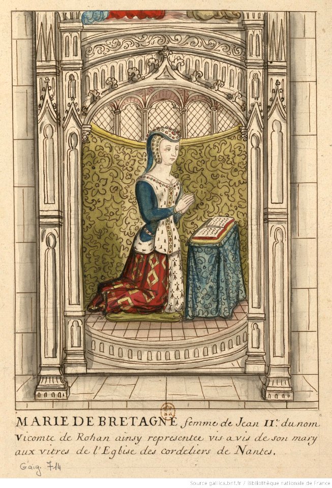 Marie de Bretagne vitrail Nantes