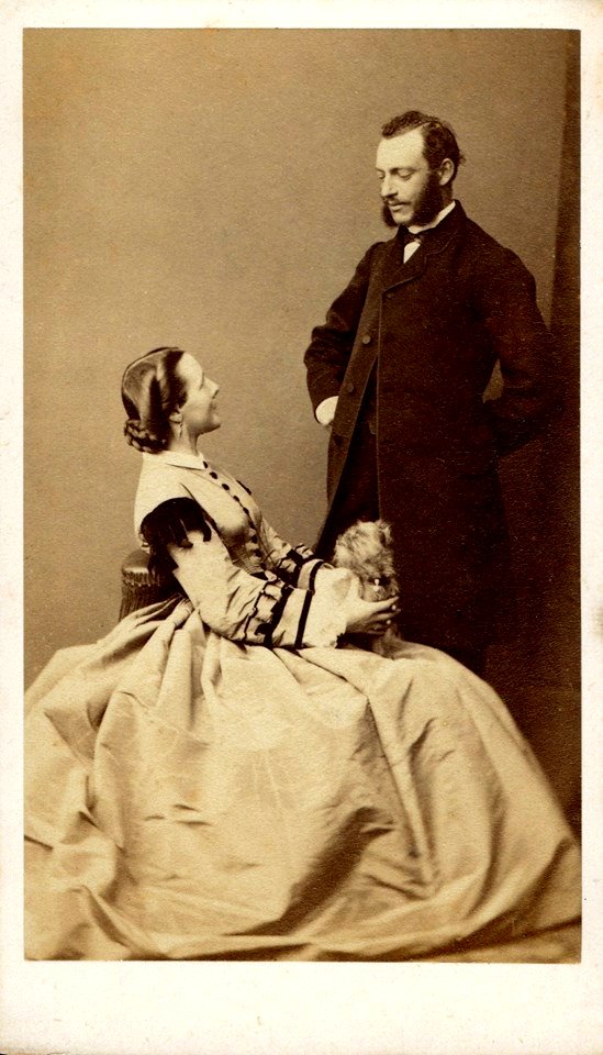 Marie Henriette with her elder brother Joseph Karl