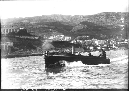 Marie-Brizard, 1907 (course de hors-bord, Championnat de la mer à Monaco) - (photographie de presse) (Agence Rol)