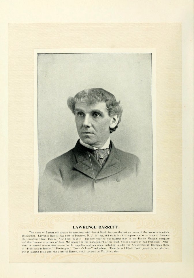 Marie Burroughs Art Portfolio 043 - Lawrence Barrett