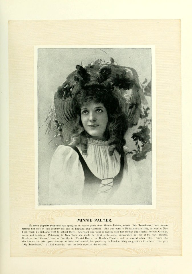Marie Burroughs Art Portfolio 126 - Minnie Palmer