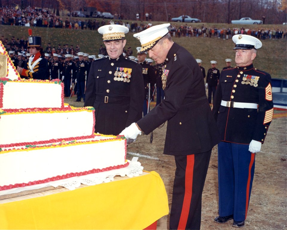 Marine Corps Birthday 1969 - Lewis J. Fields and Wallace M. Greene