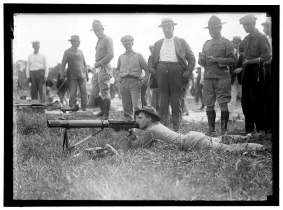MARINE CORPS RIFLE RANGE, LEWIS MACHINE GUN TESTS LCCN2016867417