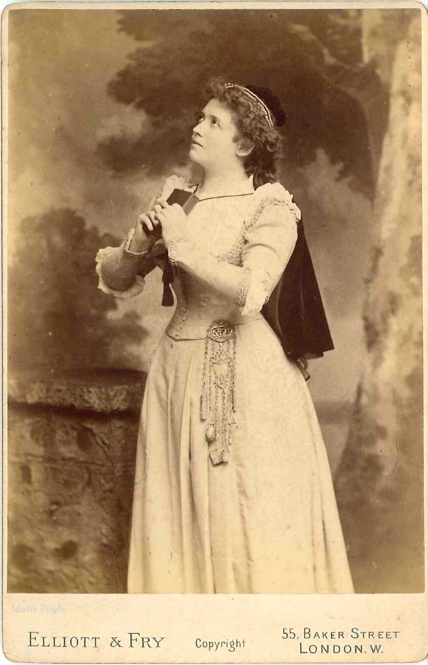 Marie Engle model at Elliott Fry