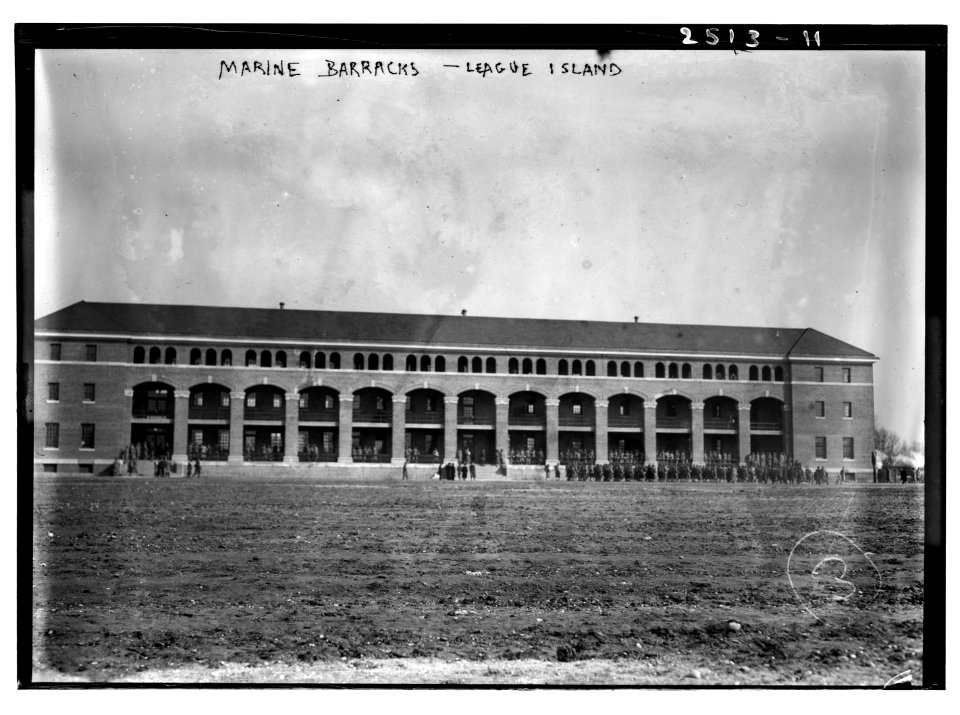Marine Barracks - League Isl. LCCN2014691710